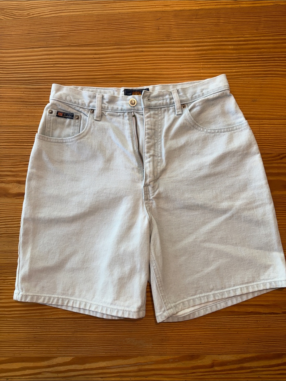 Route 66 Women's Light Blue Denim Shorts